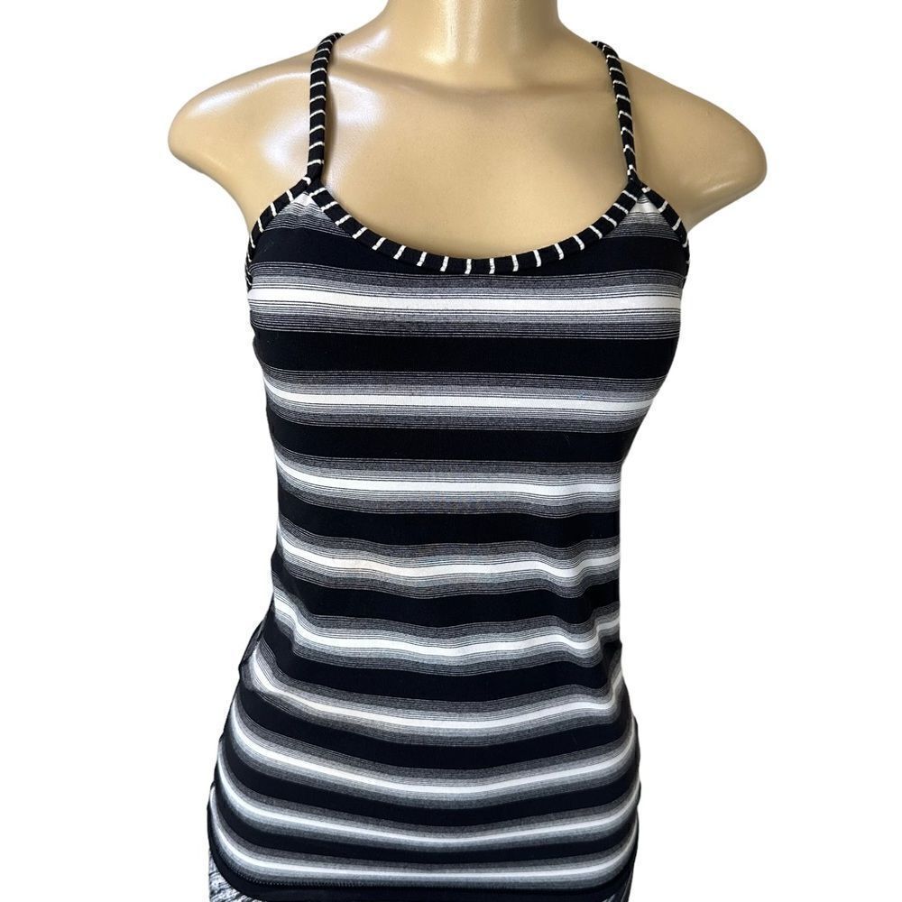 Lululemon Power Y Tank *Luon in Capilano Stripe 6 - Picture 2 of 5